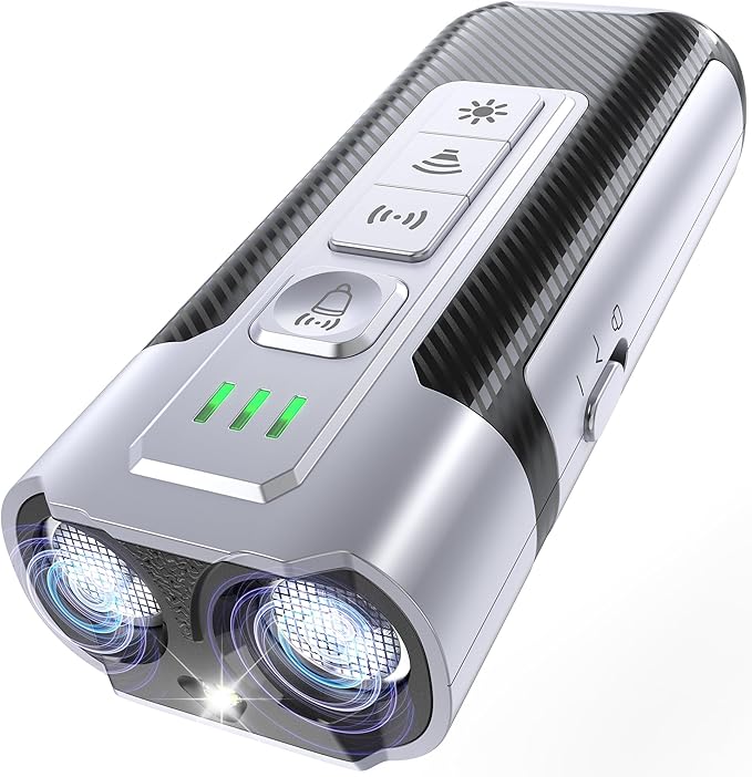 Dog Bark Deterrent Devices-Ultrasonic Anti Barking Device for Dogs with 50ft Range, Rechargeable No Barking Device for Own or Neighbor's Dogs, Portable Safe for Dogs/Humans,Silver