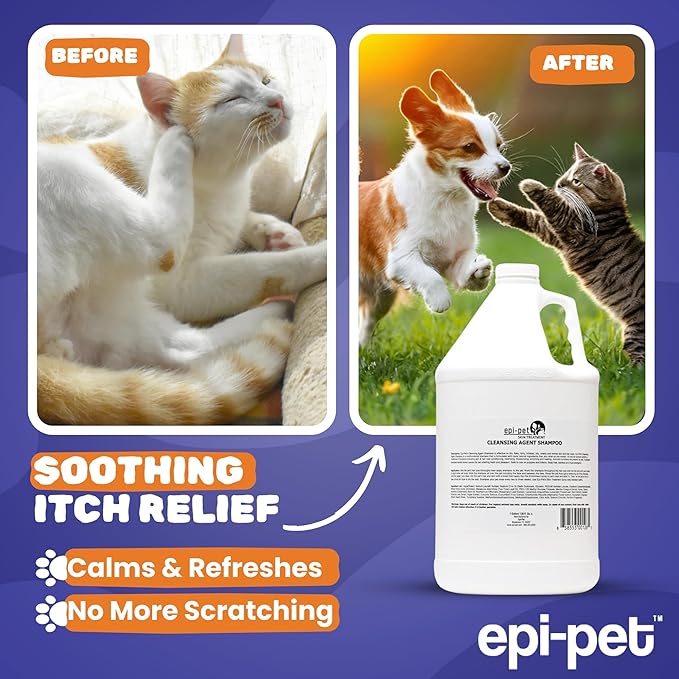 Puppy Safe 6in1 Pet Shampoo, Shampoo for Dogs with Deshedding Coat, Dry Itchy Skin, Hypoallergenic and Sensitive Skin, Scented Vanilla and Lavender (1 Gallon (Pack of 2), 1 Gallon (128 Fl oz))