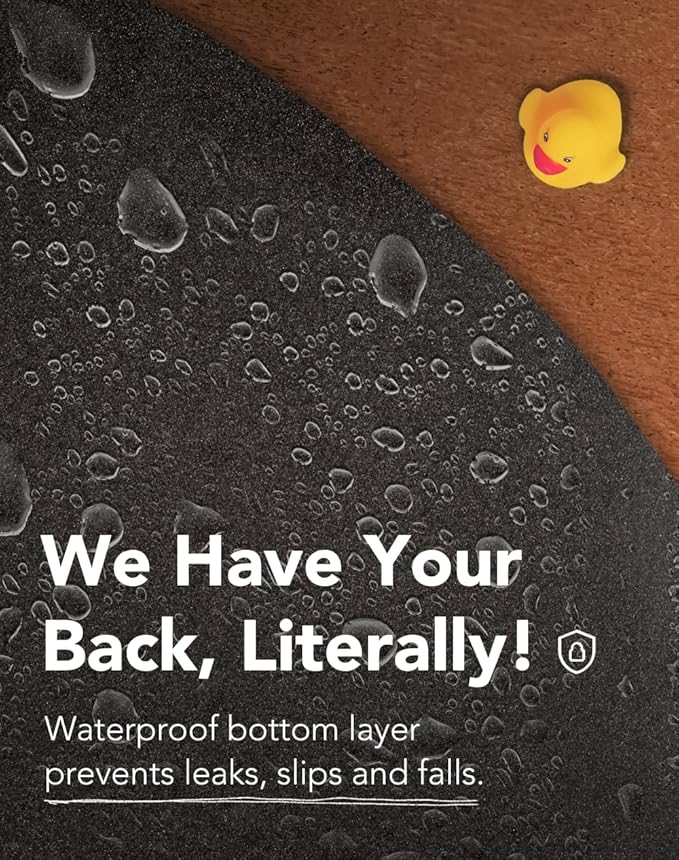 Lukamoo® Cute Cat Litter Mat (30''x20''), Extra-Large/XL, for Kitty Litter & Cute Cat Litter Box, Litter Trapping Mat (Large (30'' x 20''), Retro Television)