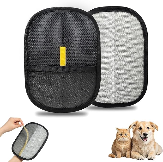 Pet Hair Remover, electrostatic pet Hair Removal Gloves, cat and Dog pet Hair Removal Tools, Suitable for Bed Sheets, Blankets, Clothes, Sofas, Multi-Functional Beauty Gloves -1 Piece