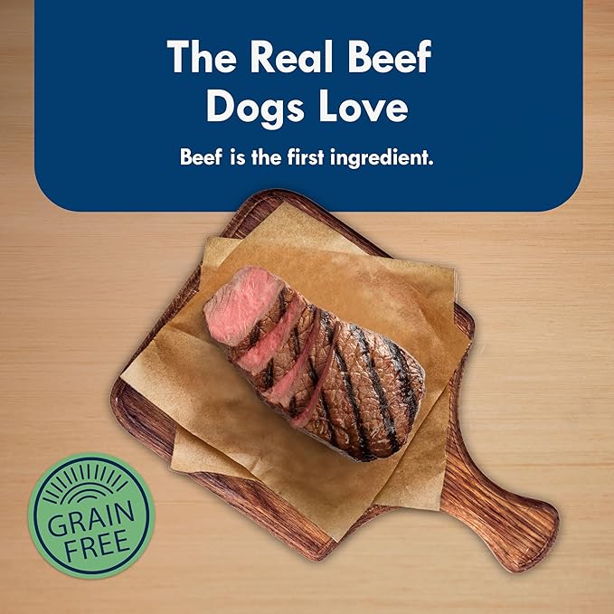 Blue Buffalo Delights Small Breed Natural Wet Dog Food, NY Strip Flavor in Gravy, 3.5-oz Cups, 12 Count