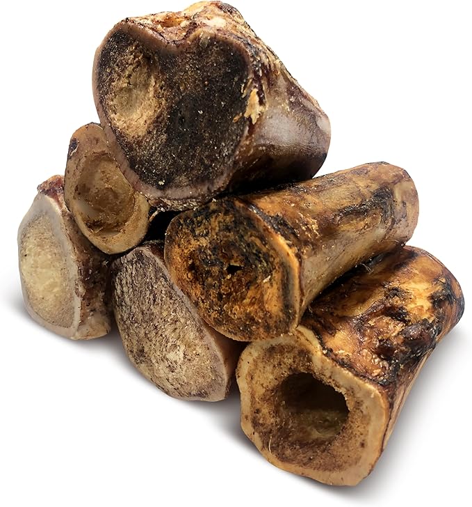 Beef Bone Marrow Dog Treats - Long Lasting Dog Bones for Aggressive Chewers - All-Natural Marrows Treats for Dogs - High-Protein Marrow Bones for Dogs Small, Medium, Large & Extra Large