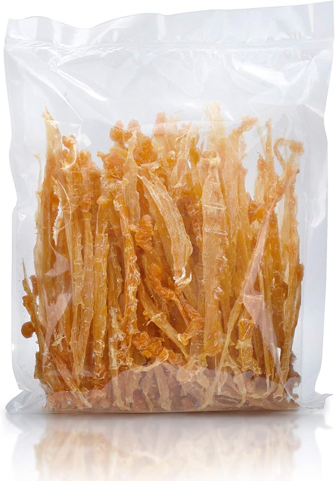 GOGO Turkey Tendon Strips Dog Chew Treats Sources and Made in The USA (1 lb)