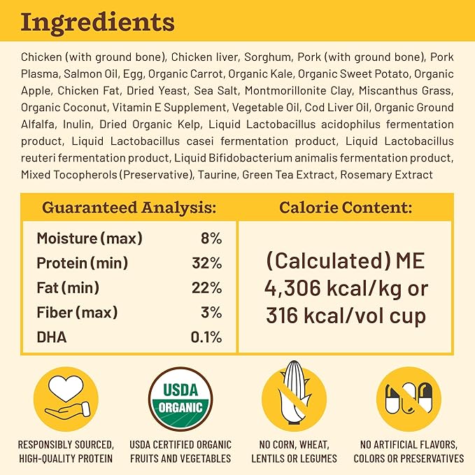 Primal Kibble in The Raw, Freeze Dried Dog Food, Puppy Recipe, Scoop & Serve, Made with Raw Protein, Whole Ingredient Nutrition, Crafted in The USA, Dry Dog Food 5.4 lb Bag