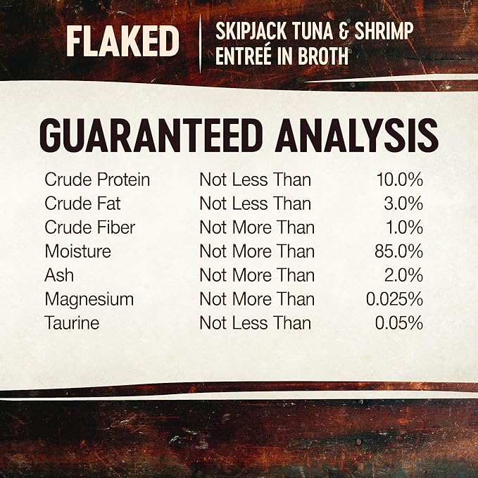 Wellness CORE Signature Selects Flaked Adult Wet Cat Food, Natural, Protein-Rich, Grain Free, 2.8 Ounce, 12 Pack (Skipjack Tuna & Shrimp)