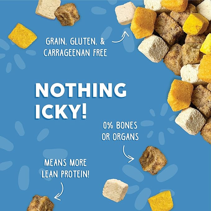 Weruva Dog Freeze Dried, Feeling Farmy with Chicken Breast, Egg & Pumpkin, 1oz Bag