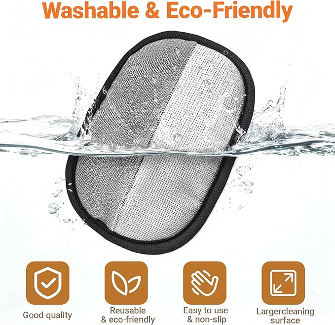 Pet Hair Removal Glove for Cats & Dogs,Electrostatic Pet Hair Remover Grooming Gloves Brush Tool for Laundry,Couch,Furniture,Carpet,Car Seat (Style 2)