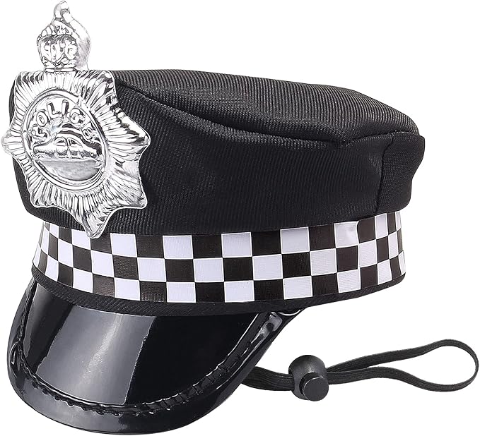 Yewong Pet Police Costume Accessory Set Pet Dog Cat Police Hat Badge Aviator Sunglasses Pet Dress Up Kit for Halloween Christmas Cosplay Role Play Party (Set-C)