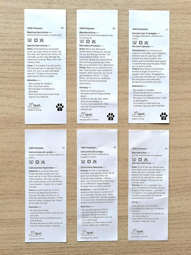 Miguel Washable Cat Beds for Indoor Cats with Removable Cushion/Pillow, Easy to Wash Small Dog Bed with Side, Large Rectangle Kitten Bed Cuddle Puppy Bed with Anti-Slip Bottom, Gray 20 Inch