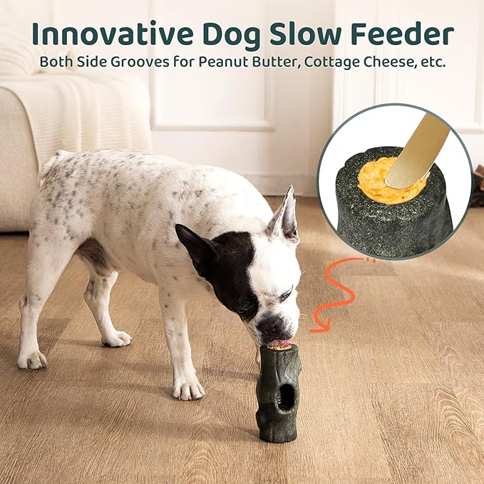 2 Pack Interactive Dog Toys for Aggressive Chewers, Long-Lasting Frozen Dogs Treat Holder to Keep Them Busy, Indestructible Dog Enrichment Toys - Reduce Anxiety, Safe for Large/Medium Breed