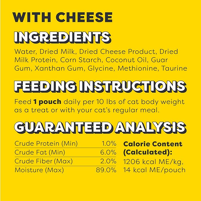 Temptations Creamy Puree Squeezable Lickable Wet Cat Treat Variety Pack, 0.42 oz. Tubes, 24 Count