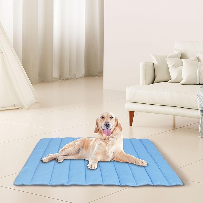 Heeyoo Outdoor Pet Bed, Water-Resistant Camping Mat, Machine-Washable Travel Bed, Foldable for Small to Large Dogs and Cats