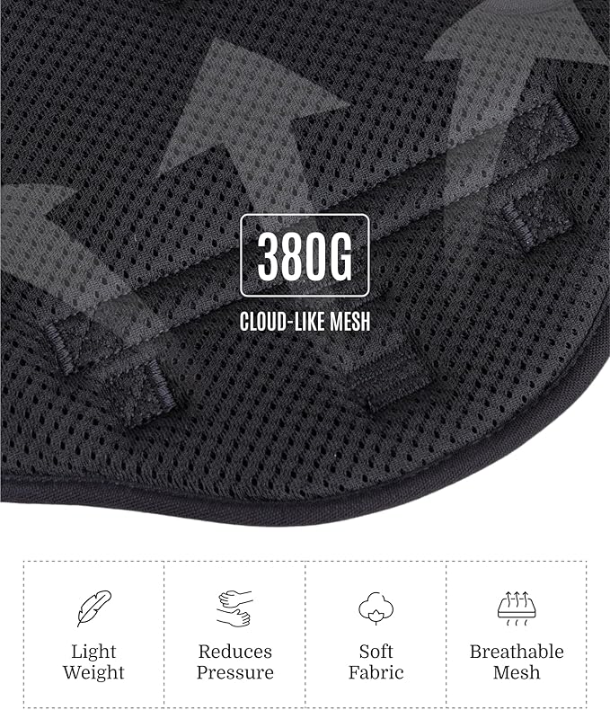 2025 New Edition, Fei & Eve Classic Dog Harness - Quick-Release Buckles | 3-Point No-Pull Control | Heavy-Duty 900D Nylon | Dual Safety Handles | Breathable Mesh | Adjustable Fit | Medium,Black