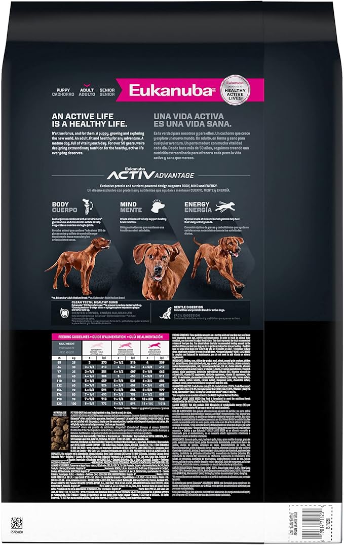 Eukanuba Adult Large Breed Dry Dog Food, 30 lb Bag