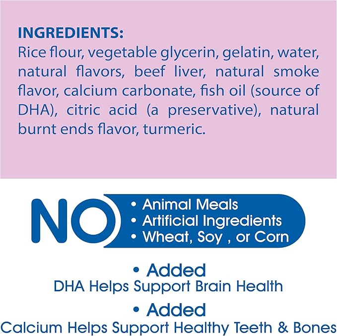 N-Bone Puppy Teething Rings Taste of Texas Burnt Ends Flavor 3 Count