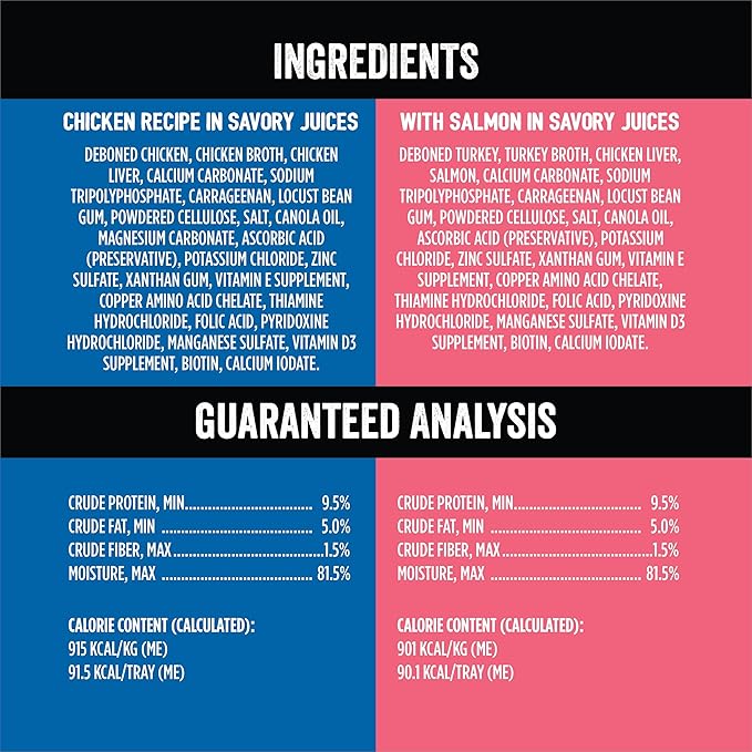 Evolve Classic Crafted Meals Variety Pack Chicken Recipe & with Salmon Wet Dog Food | 3.5 oz - 18 pack