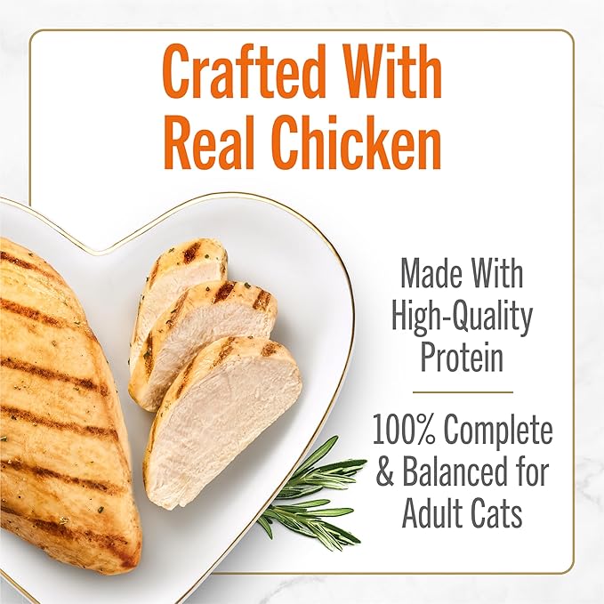 Purina Fancy Feast Savory Centers With Chicken Wet Cat Food Pate with Gourmet Gravy Center - (Pack of 24) 3 oz. Cans