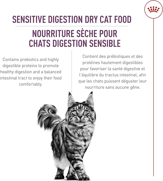 Royal Canin Feline Health Nutrition Sensitive Digestion Adult Dry Cat Food, 7 lb Bag