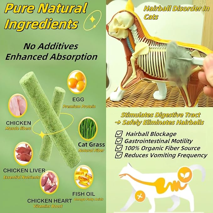 Cat Toys 12Pack Cats Grass Treat Catnip Toy with Silvervine for Indoor Kitten Toys Wood Kitty Chew Rope Grass Sticks for Teeth Cleaning Kitten Snack for Catnip Dental Care Self Play