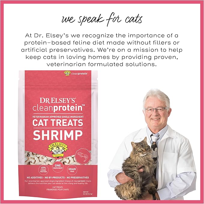 Dr. Elsey's Freeze-Dried Shrimp Cat Treats 0.5 oz.