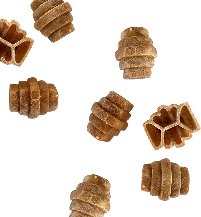 Hive Treats for Dogs — Healthy, Non-GMO Project Verified, Natural Peanut Butter Flavored, Natural, Vegetarian Chews, Made in The USA (Hive Chews, Small Breeds)
