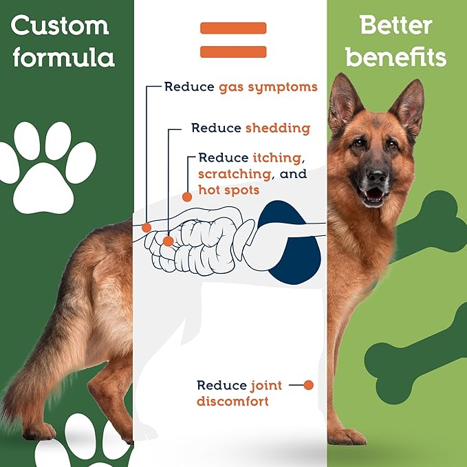 Pet Ultimates Probiotics for Dogs – 22-Species Dog Probiotics for Digestive Support & Antibiotics Recovery – Skin and Coat Supplement, Enhances Vitality – Dog Health Supplies (2 Pack)