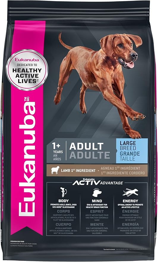 Eukanuba Adult Large Breed Lamb 1st Ingredient Dry Dog Food, 15 lb