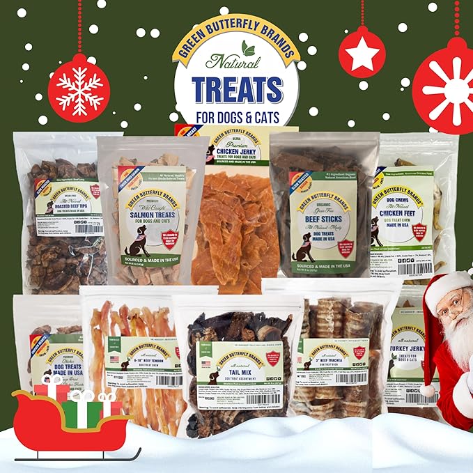 Beef Tendons for Dogs - 6-10 Inch Grass Fed Farm-Raised American Treats. All Natural Dental Chews. Grain Free Odor-Free (5 Count)