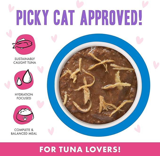 B.F.F. OMG - Best Feline Friend Oh My Gravy!, Tuna & Chicken Chase Me with Tuna & Chicken, 5.5oz Can (Pack of 8)