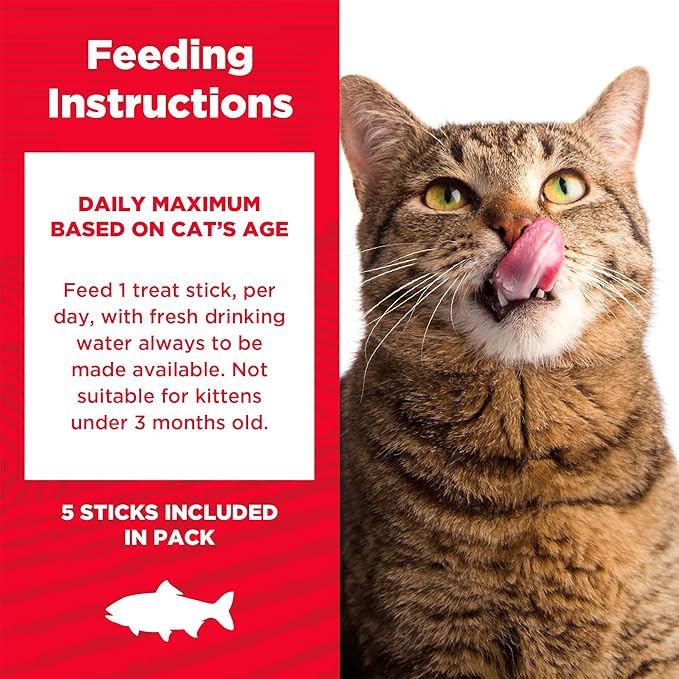 Country Kitchen Salmon & Trout Tender Meaty Sticks Cat Treats, High in Protein, Easy to Break and Chew, 0.88 Oz, 5 Count