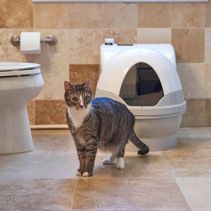 CatGenie A.I. Self-Cleaning, Fully-Flushing, Automatic Cat Litter Box