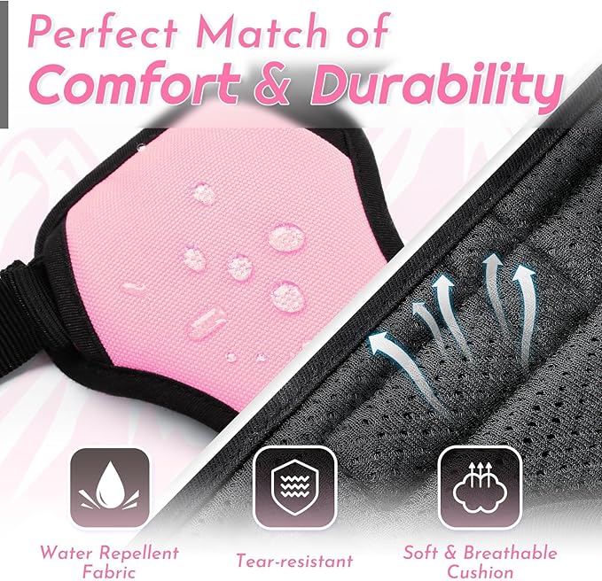 Eagloo Dog Harness Small Sized Dog, No Pull Service Vest with Reflective Strips and Control Handle, Adjustable and Comfortable for Easy Walking, No Choke Pet Harness with 2 Metal Rings, Pink, S