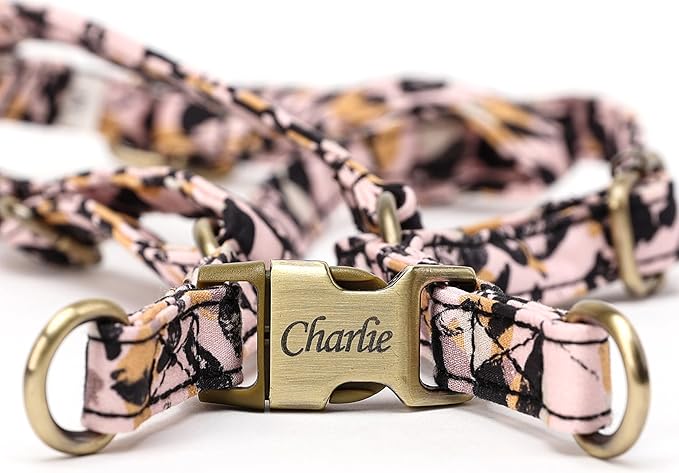 Angie and Allie Organic Cotton Personalized Step in Dog Harness,Custom Dog Halter Vests,Adjustable No Pull Canine Halter Harness for Small Medium Large Dogs