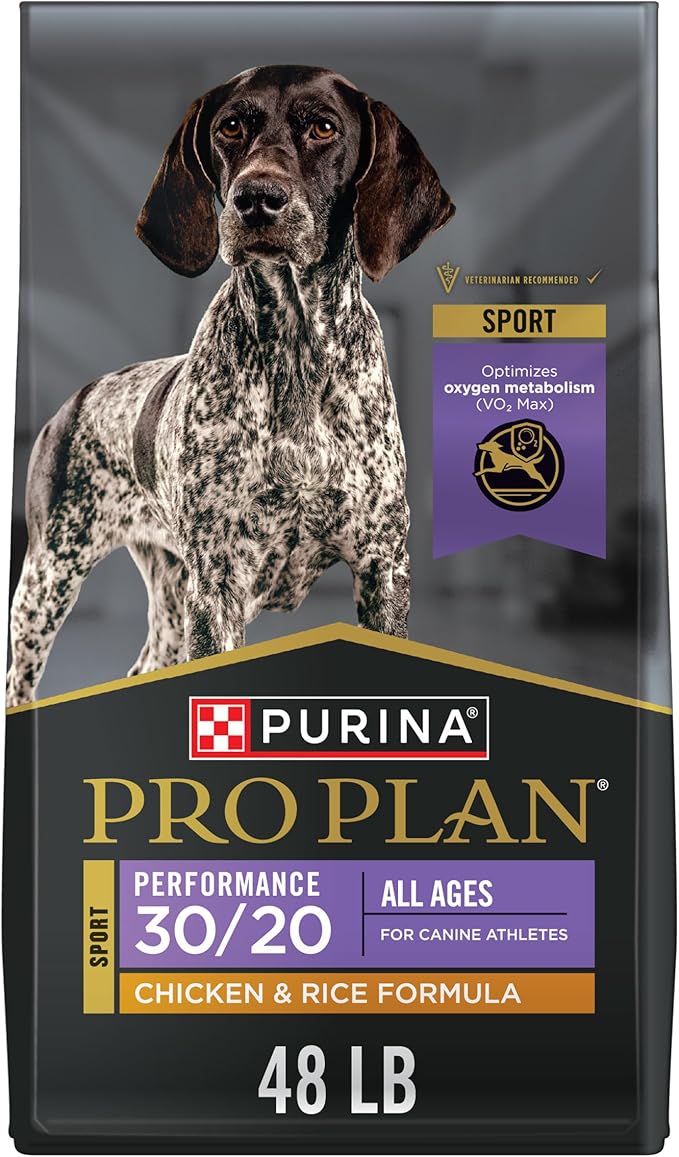 Purina Pro Plan Sport Performance 30/20 Chicken and Rice Formula High Protein Dog Food - 48 lb. Bag
