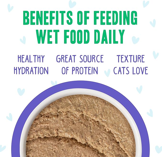 Weruva B.F.F. Play - Best Feline Friend Paté Lovers, Aw Yeah!, Beef & Tuna Tic TOC with Beef & Tuna, 2.8oz Can (Pack of 12)