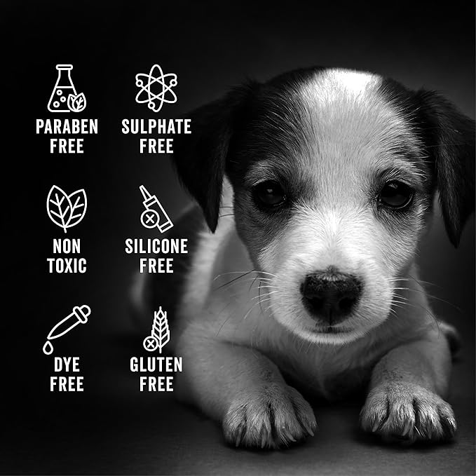 Pride and Groom The Sensitive One Dog Shampoo – All Natural Blend of Essential Oils & Gentle Ingredients for Puppies & Dogs with Sensitive Skin & Coats to Soothe and Regulate Skin & Follicles – 16oz