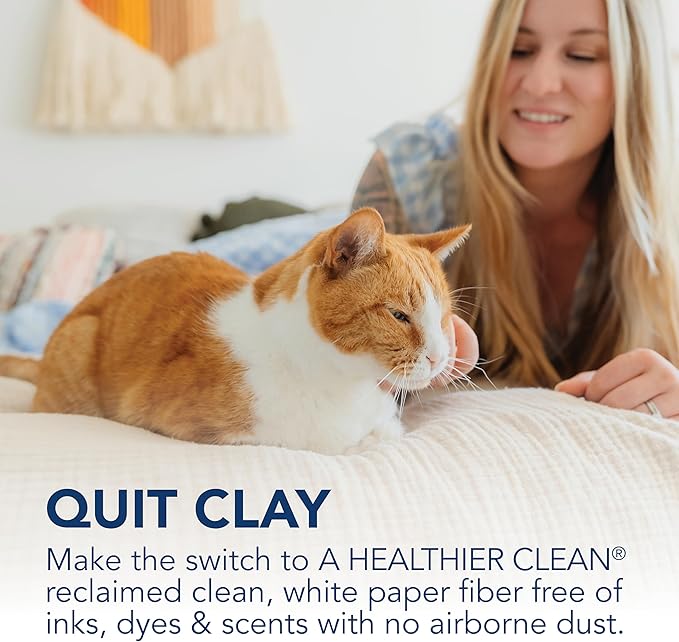 ökocat Dust Free Non-Clumping Paper Pellet Cat Litter, Unscented, 11.7 pounds - Natural Ingredients, Controls Odor, Dust Free, Great for Homes with Allergies, Postsurgical Needs