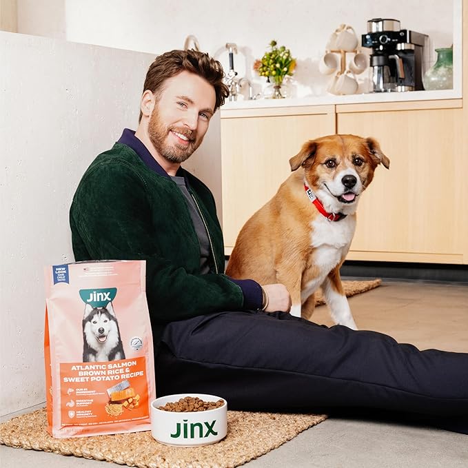 Jinx Premium Dry Dog Food, for All Lifestages - Real Salmon, Brown Rice & Sweet Potato Kibble with Superfoods for Immune Support & Probiotics for Digestive Support - No Fillers - 30lb