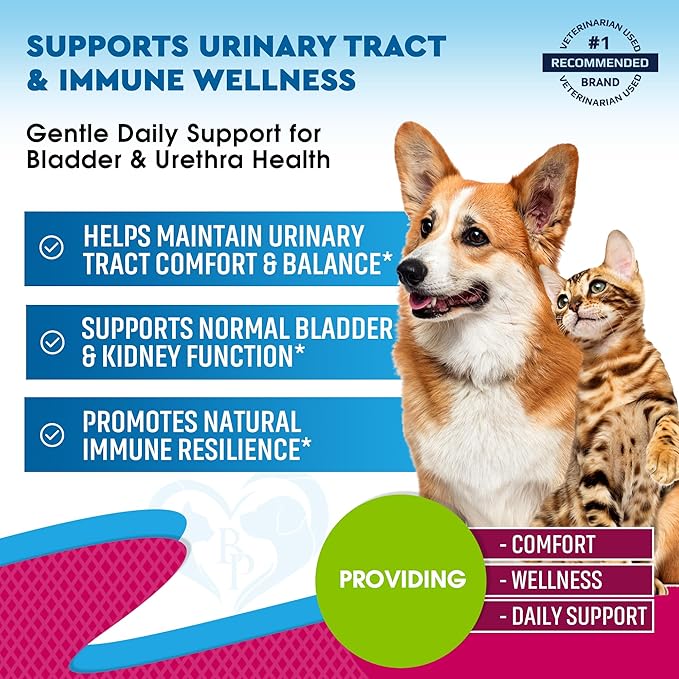 Natural Urinary Tract Supplement for Dogs and Cats
