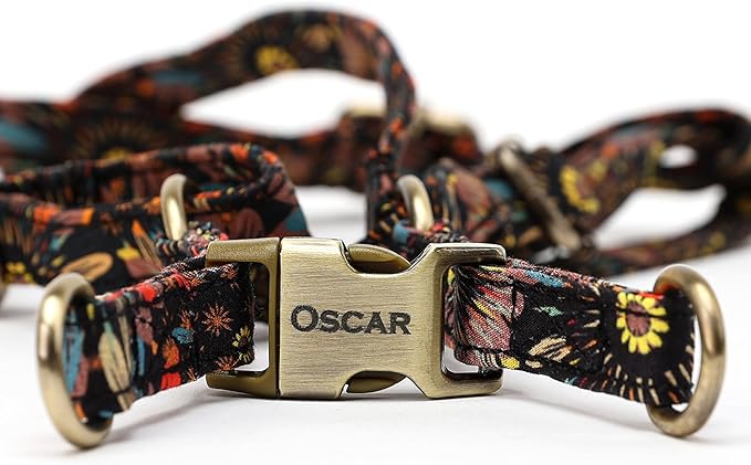 Angie and Allie Organic Cotton Personalized Step in Dog Harness,Custom Dog Halter Vests,Adjustable No Pull Canine Halter Harness for Small Medium Large Dogs