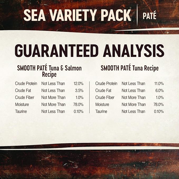 Wellness CORE Tiny Tasters Pate Adult Wet Cat Food, Natural, Protein-Rich, Grain Free, 1.75-Ounce Pouch, 12 Pack, (Seafood Variety Pack)