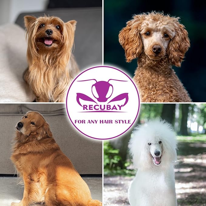 Dog Grooming Scissors, 7.0" Shears with Matte Deluxe Color, 56 Tooth thinning Shears