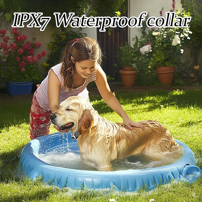 Wireless Dog Fence & Ultrasonic Training Collar -1160-Yard Adjustable Boundary for Outdoor, 6100FT Remote, 4 Modes (Beep/Vibration/Static/Ultrasonic), IPX7 Waterproof, 185-Day Standby, 2 Dogs