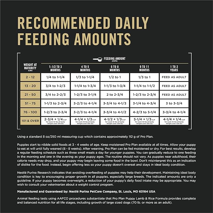 Purina Pro Plan High Protein Puppy Food DHA Lamb & Rice Formula - 6 lb. Bag