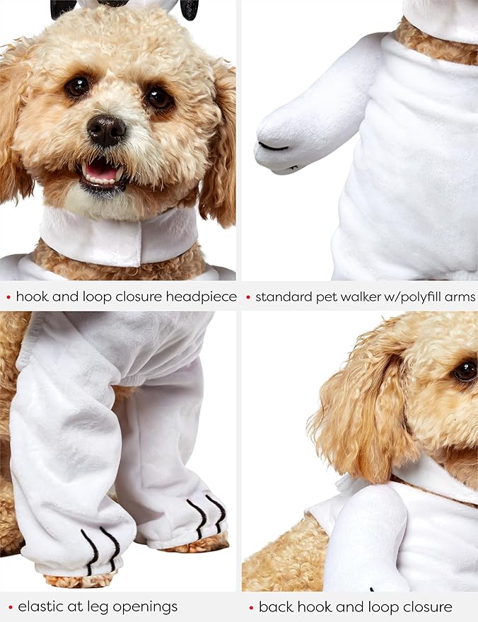 Peanuts: Snoopy Pet Costume for For Dogs or Cats by Rubies, Medium