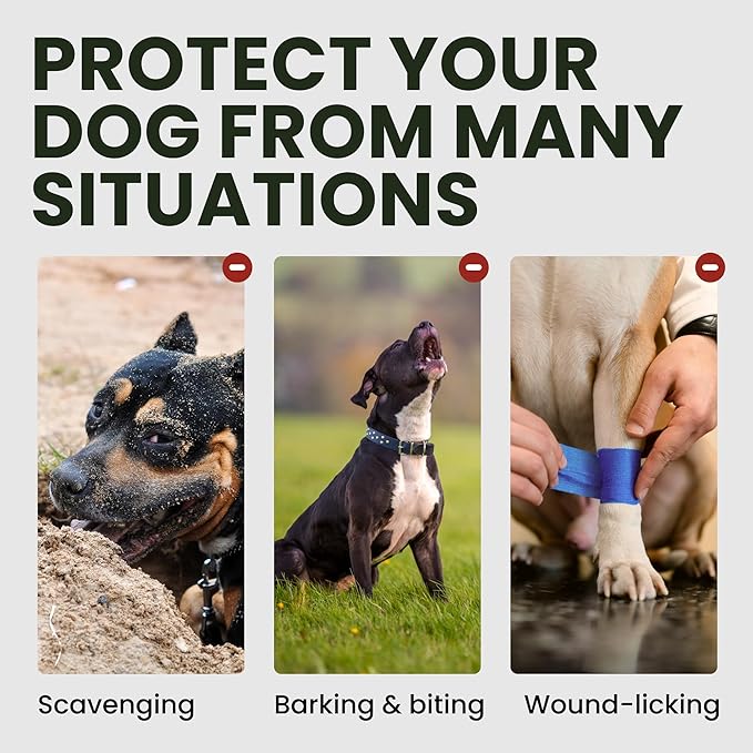 BRONZEDOG Dog Muzzle Adjustable Durable PVC Wire Basket for Large and Extra Large Dogs with Leather Straps Breathable, Drinkable, Training, Prevents Biting (PVC, Husky & Doberman)