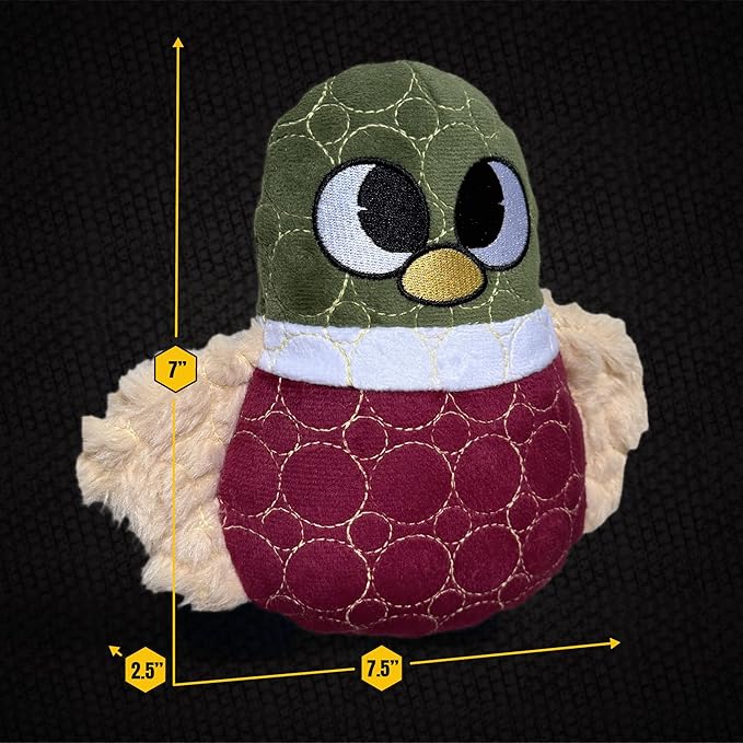 Bite Force -Durable & Strong Dog Toy Beak with Squeaker, Kevlar-Reinforced for Aggressive Chewers for Small Medium Large Dogs - Dark reg.