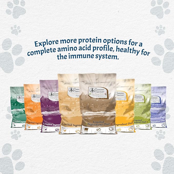 Canine Caviar - Free Spirit: Chicken & Pearl Millet Alkaline Dry Dog Food, Limited Ingredients, Gluten-Free, Based on Science & Research, Veterinary Alternative Diet (4.4 Pound Bag)