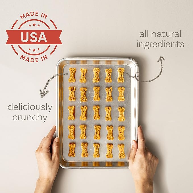 Polkadog Chicken Littles Bone Shaped Dog Treats – Crunchy, All Natural, Limited Ingredient Healthy Treats. Handcrafted & Made in USA. Great for Dogs with Allergies or Sensitive Stomachs – 7oz