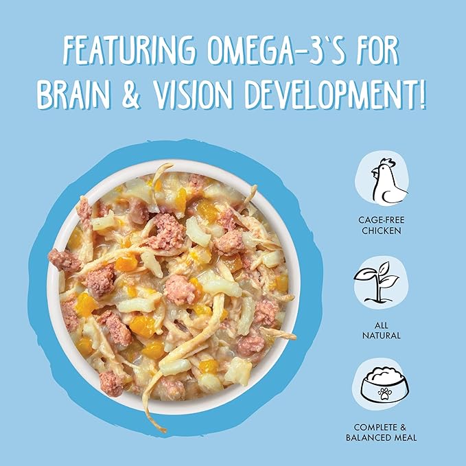 Weruva Puppy, Chicken and Rice Formula in Gravy, 6oz Can, Pack of 8